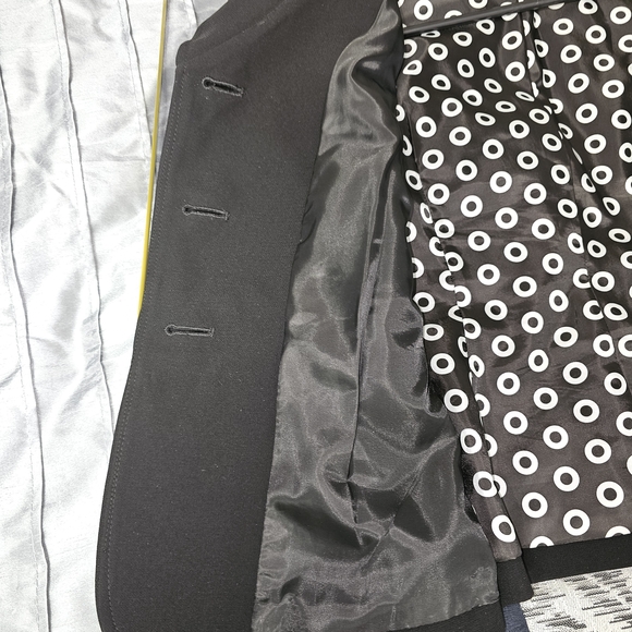 NEW Le Suit Petite 6P Women's Black Lined Suit Jacket Blazer Polyester RN 54050 - Picture 12 of 14
